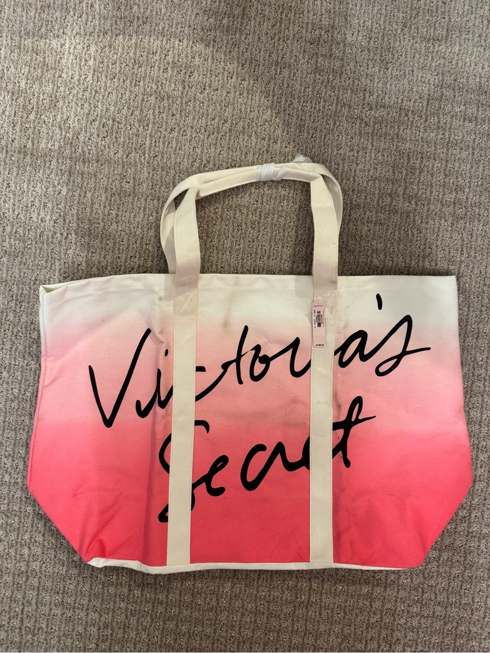 Victoria's Secret Pink Ombré Canvas Tote — NWT